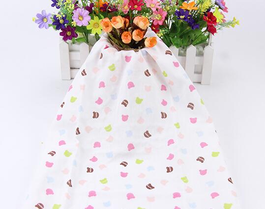 五彩熊頭嬰兒服純棉印花雙層紗布圖片/五彩熊頭嬰兒服純棉印花雙層紗布樣板圖 (3)