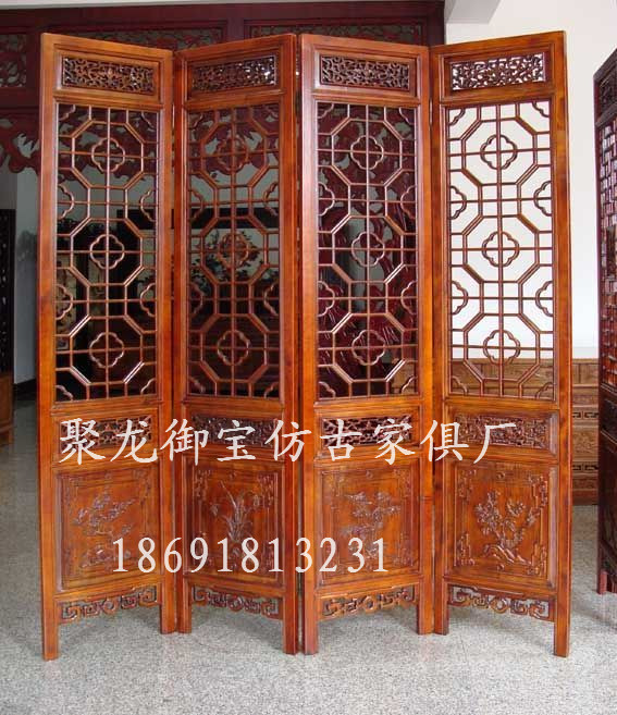 古典屏風(fēng)圖片/古典屏風(fēng)樣板圖 (1)