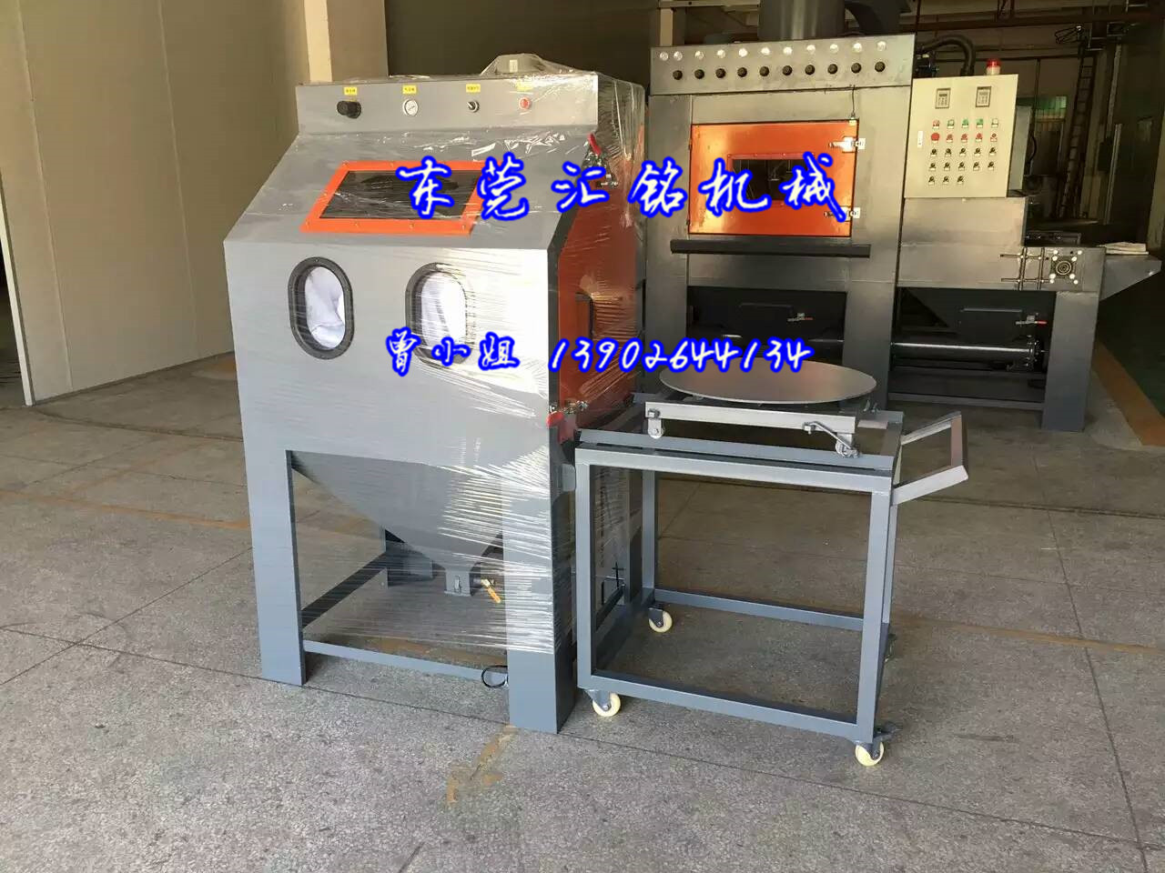 模具專用1010型推車轉(zhuǎn)盤噴砂機(jī)圖片/模具專用1010型推車轉(zhuǎn)盤噴砂機(jī)樣板圖 (2)