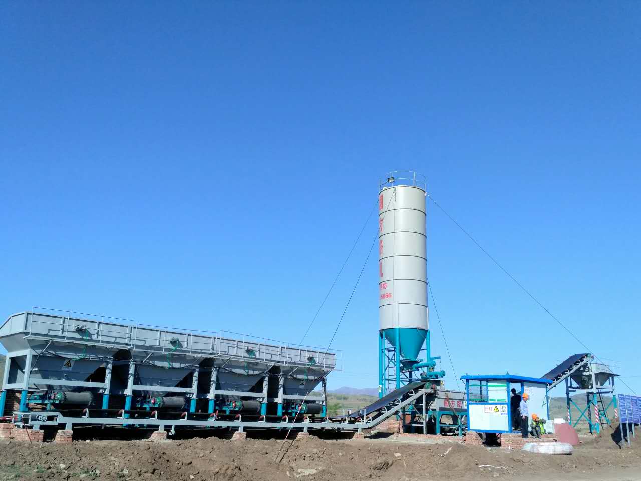 wdz-600穩(wěn)定土拌合站圖片/wdz-600穩(wěn)定土拌合站樣板圖 (1)