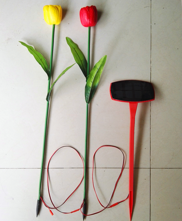 太陽(yáng)能LED仿真花燈圖片/太陽(yáng)能LED仿真花燈樣板圖 (4)