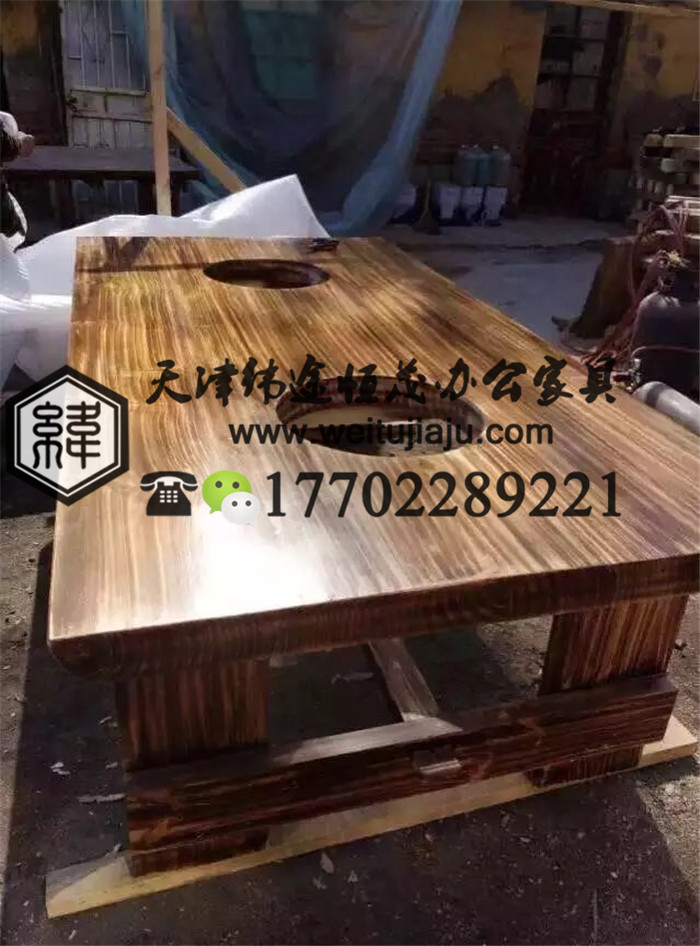 天津?qū)嵞静妥酪螐S家直銷 家庭實木餐桌椅定制