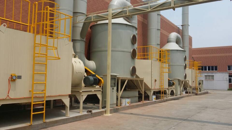 山東省噴淋塔式漆霧處理圖片/山東省噴淋塔式漆霧處理樣板圖 (2)