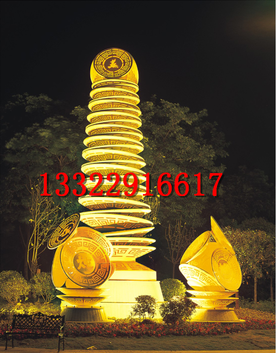 大型工程燈特色景觀燈_仿云石異形景觀燈_廣場(chǎng)藝術(shù)景觀燈_森隆堡廠家定制