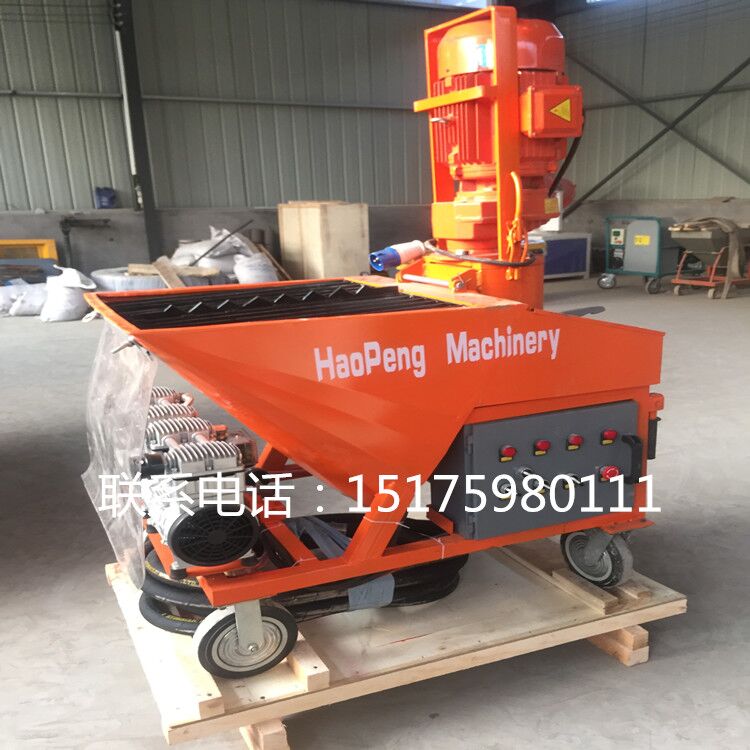 墻面粉刷石膏噴涂機自動上水自動上料一鍵啟動