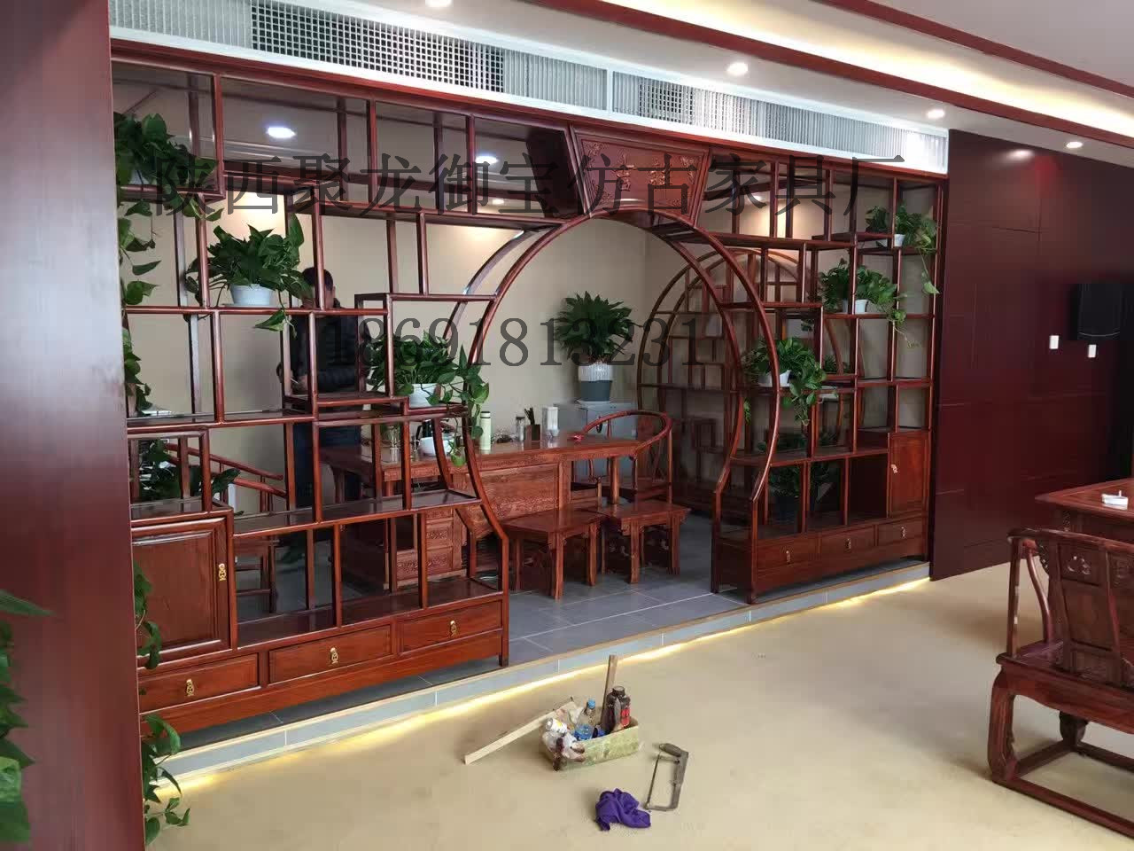 榆木博古架圖片/榆木博古架樣板圖 (3)