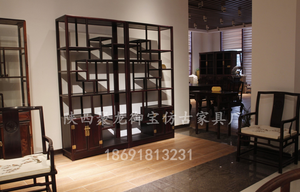 榆木博古架圖片/榆木博古架樣板圖 (1)