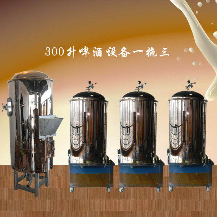 羅福啤酒廠設備一拖三300L圖片