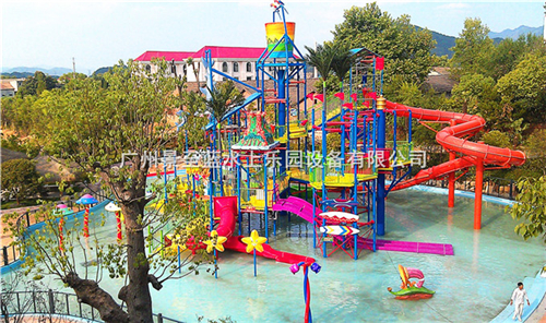 水上樂園設(shè)備水寨水屋中型水寨1圖片