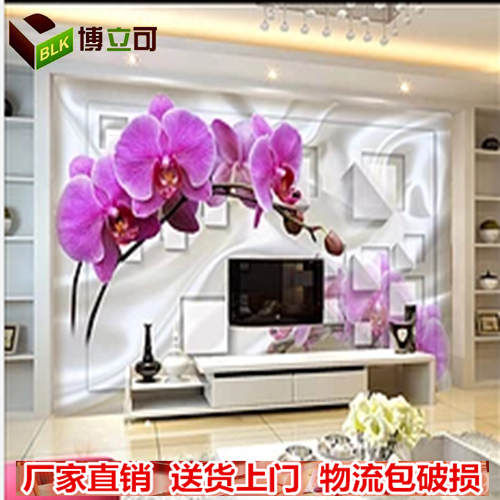 博立可 現(xiàn)代中式 客廳電視背景墻 拋光磚 家和富貴