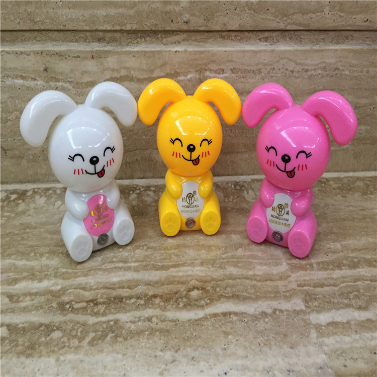 卡通光空兔小夜燈廠家直銷 卡通光控兔小夜燈廠家直銷