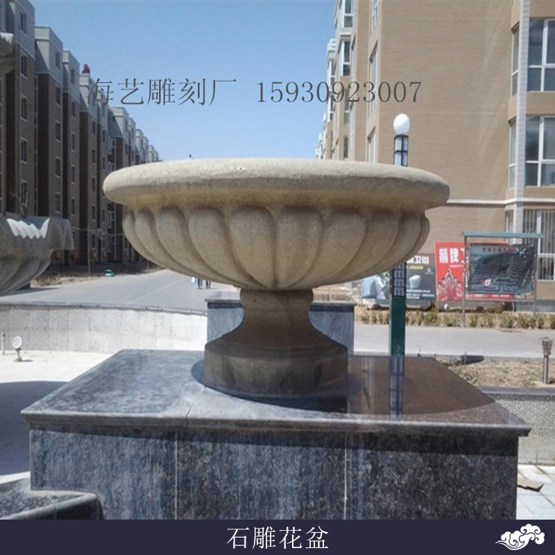 石雕花盆圖片/石雕花盆樣板圖 (4)