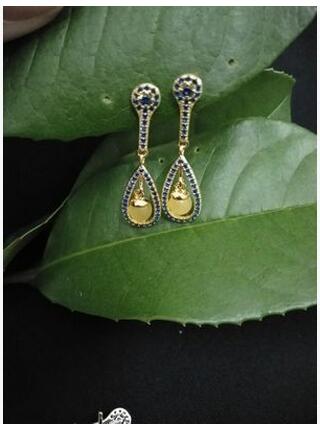 琥珀耳釘圖片/琥珀耳釘樣板圖 (3)