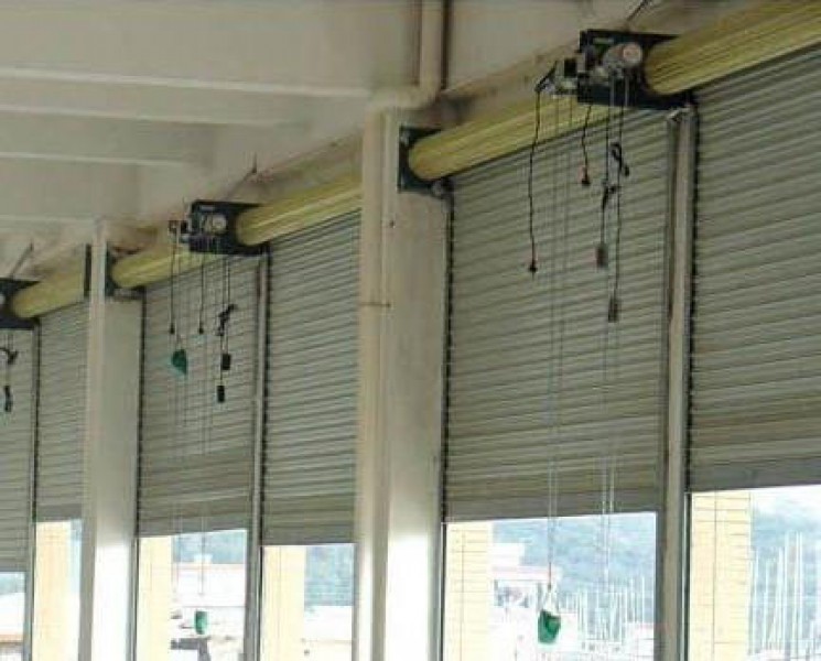 電動彩鋼卷閘門圖片/電動彩鋼卷閘門樣板圖 (4)