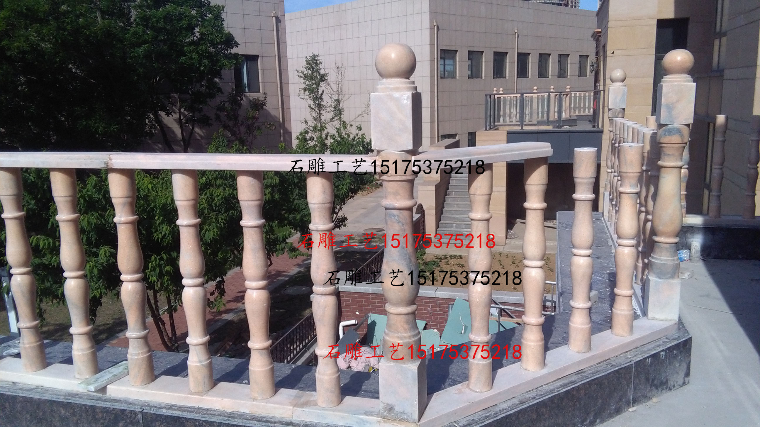 漢白玉花瓶柱圖片/漢白玉花瓶柱樣板圖 (3)