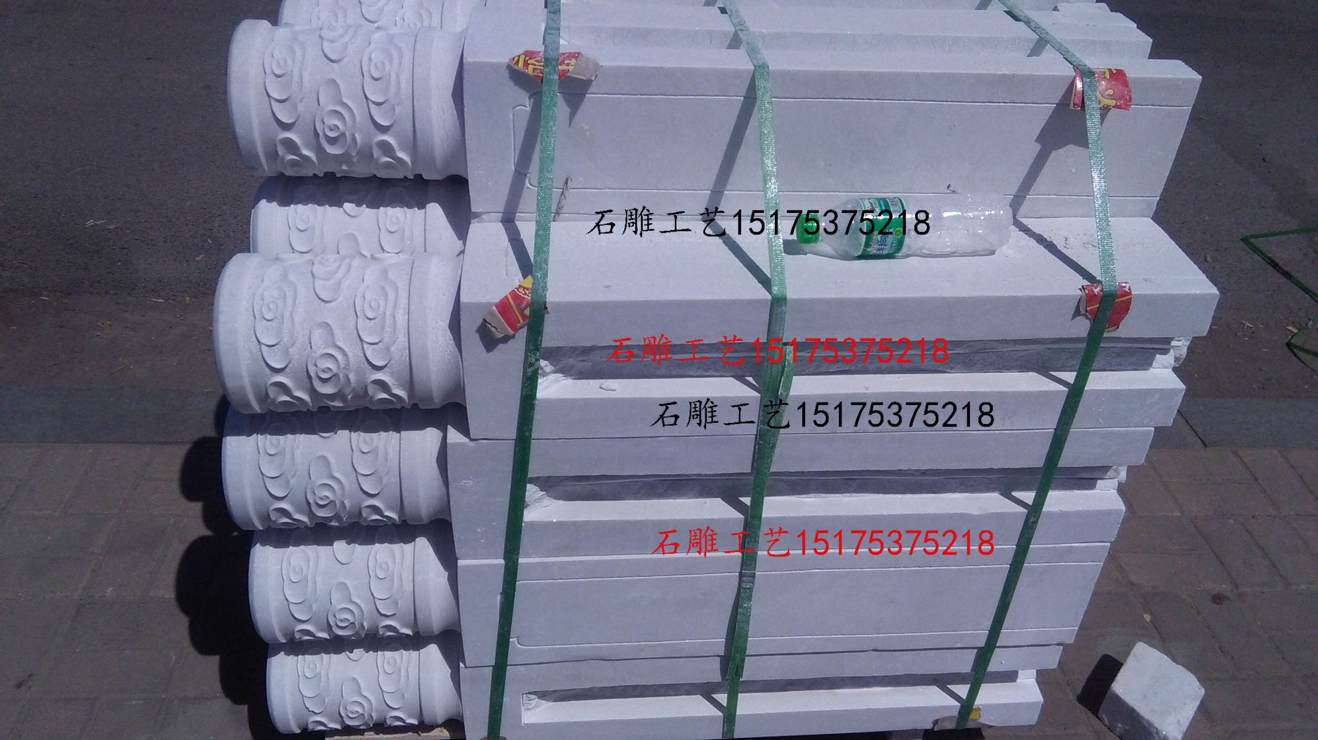 漢白玉欄桿圖片/漢白玉欄桿樣板圖 (1)