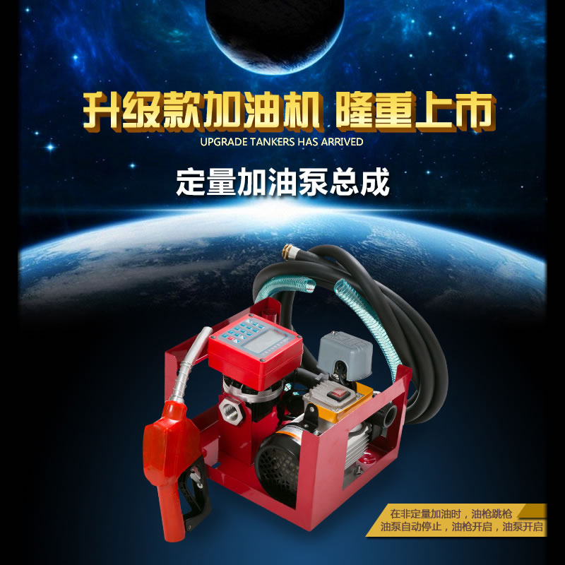 余龙 新升级电子定量计价加油泵总成电动抽加油机泵12V24V220V图片