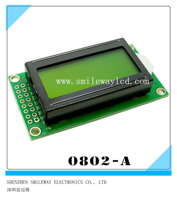 LCD LCM 0802 液晶屏圖片/LCD LCM 0802 液晶屏樣板圖 (2)