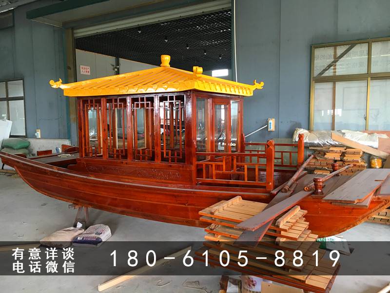 單亭船 木質(zhì)玻璃鋼 電動(dòng)船圖片/單亭船 木質(zhì)玻璃鋼 電動(dòng)船樣板圖 (2)