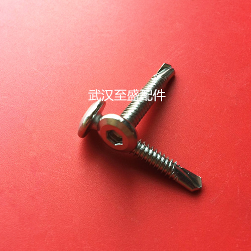 供應護欄配件不銹鋼內六角自攻螺絲