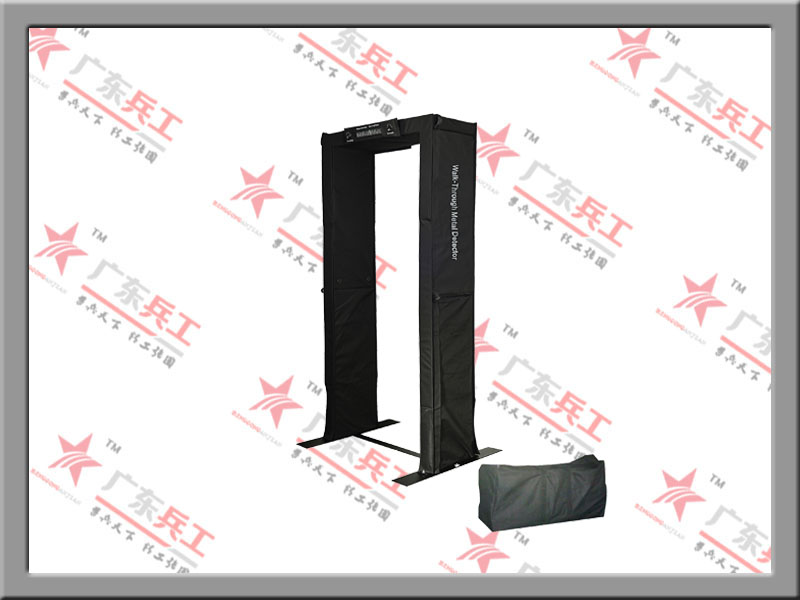 便攜式金屬探測(cè)安檢門圖片