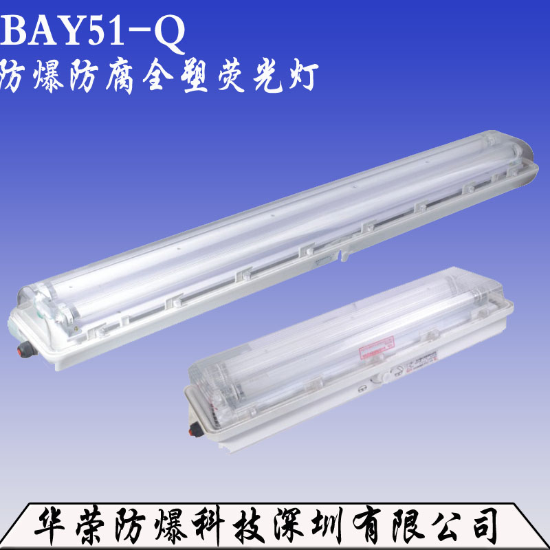 BAY51防爆全塑荧光灯 2*28W防爆荧光灯 厂家直销BAY51防爆全塑荧光灯图片