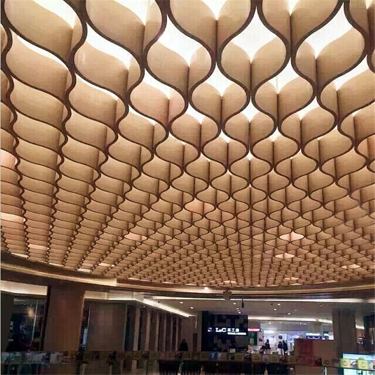 弧形鋁方通圖片/弧形鋁方通樣板圖 (1)