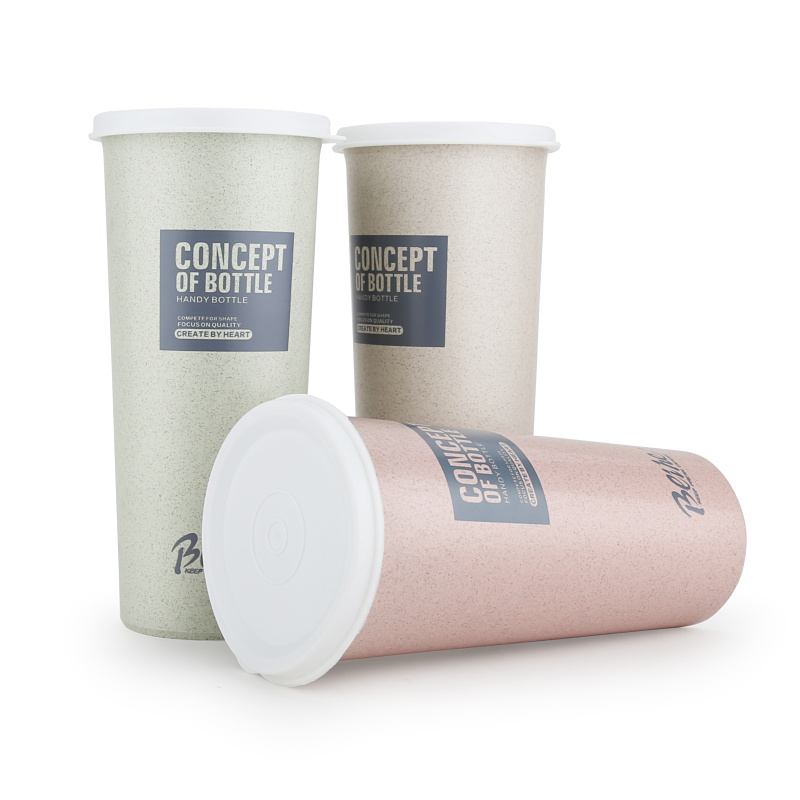 貝合小麥隨手口杯水杯健身杯圖片