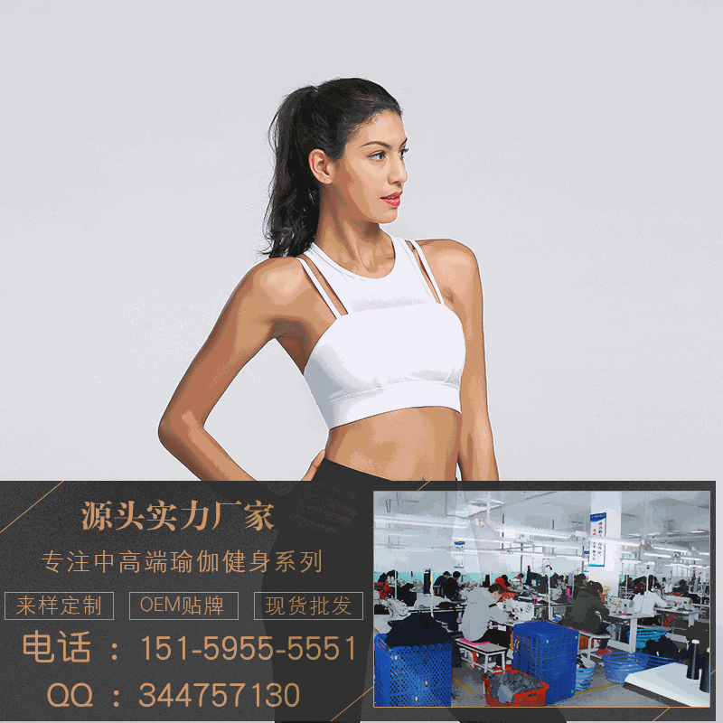 新款專業(yè)雙肩帶運(yùn)動(dòng)bra高強(qiáng)度跑