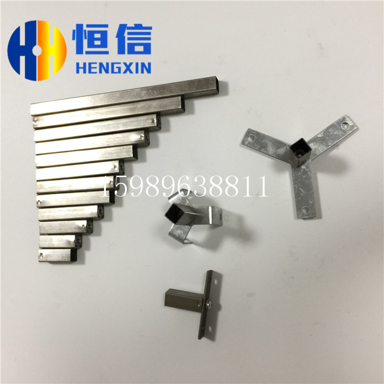涂裝治具配件方管10*10*40MM 噴油夾具彈片支撐架方管圓管