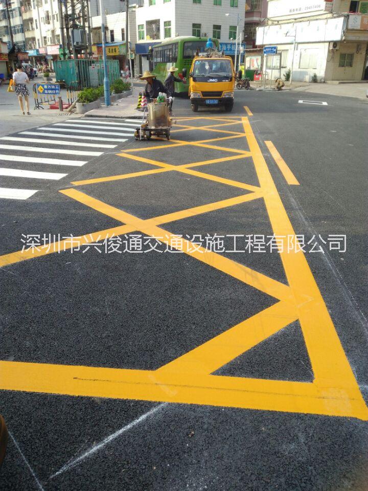 深圳交通设施道路划线深圳停车场划线广东交通道路划线东莞高速公路划图片