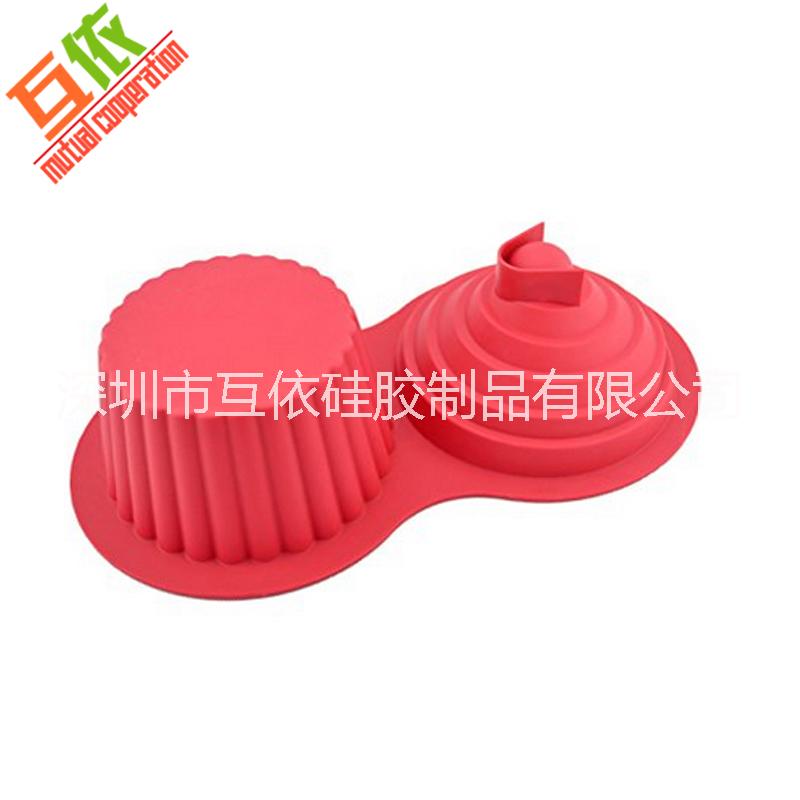2連硅膠蛋糕模圖片/2連硅膠蛋糕模樣板圖 (2)
