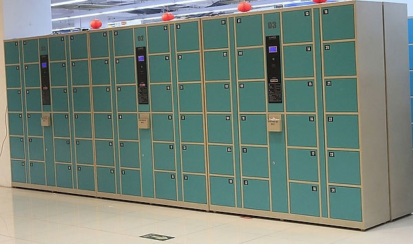 超市電子存包柜圖片/超市電子存包柜樣板圖 (1)