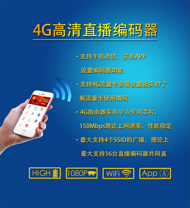 4G视频直播编码器 (环宇)