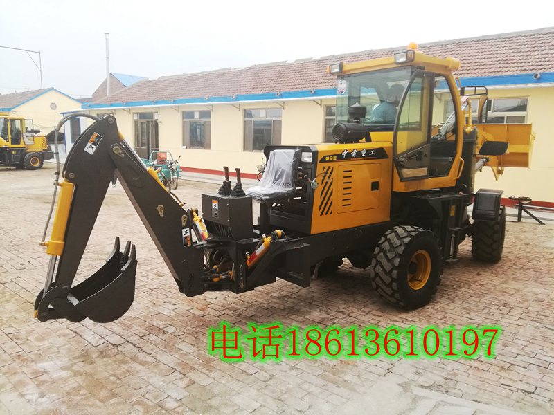 中首重工兩頭忙裝載機前鏟后挖鏟車多用廠家定做圖片