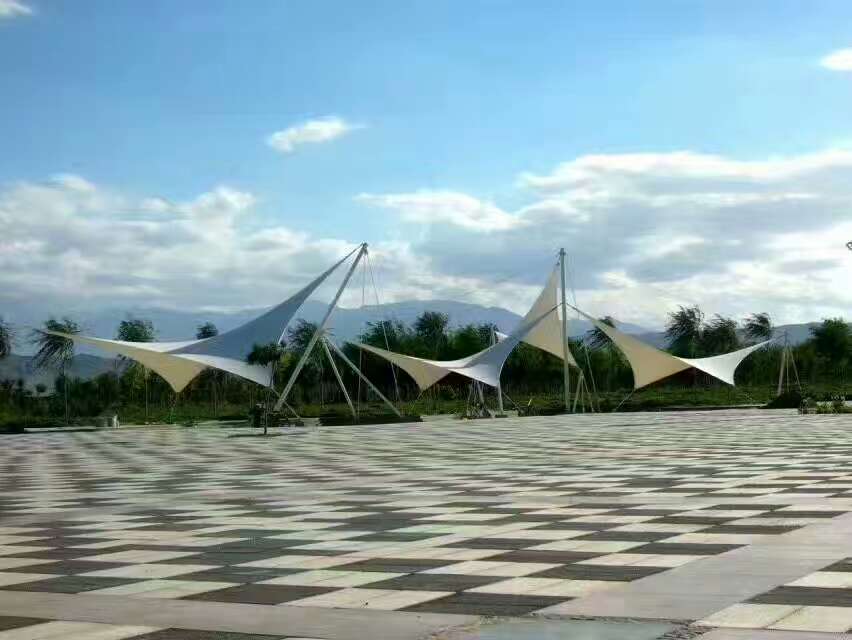 膜結(jié)構(gòu)屋頂圖片/膜結(jié)構(gòu)屋頂樣板圖 (4)