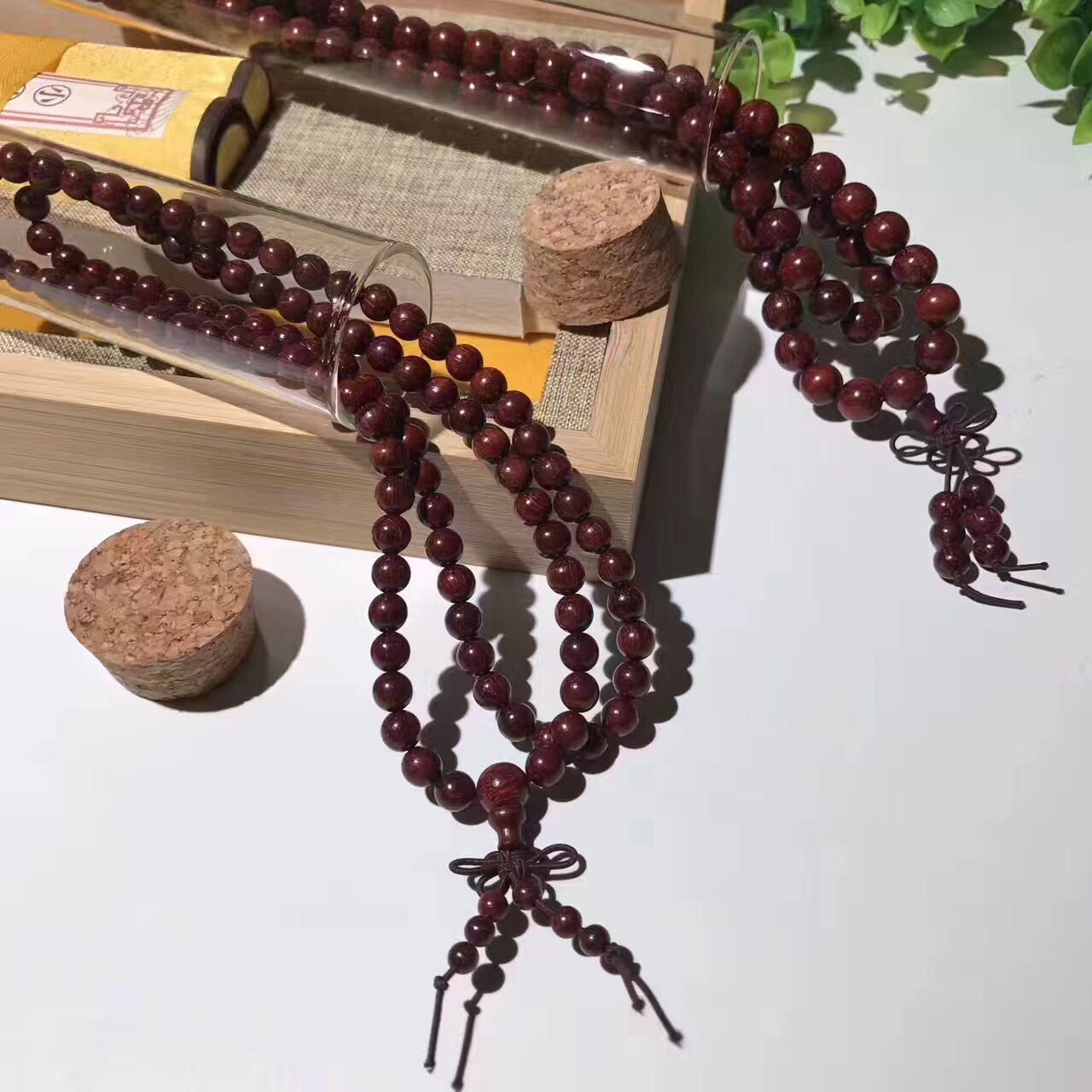 九華山善福108顆小葉紫檀手串
