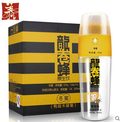 養(yǎng)生源牌龍卷蜂冬蜜飲料 338g*6瓶/箱 蜂蜜水飲料 蜂蜜飲品