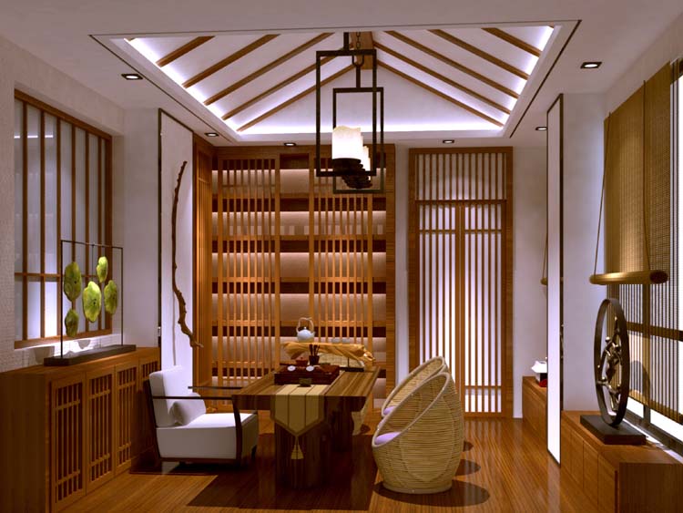 中式風(fēng)格家居設(shè)計圖片/中式風(fēng)格家居設(shè)計樣板圖 (4)