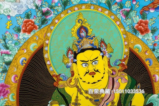 《招財(cái)納福》財(cái)神瓷板畫(huà)圖片/《招財(cái)納?！坟?cái)神瓷板畫(huà)樣板圖 (2)