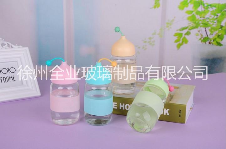 可印制logo杯棒棒糖水杯糖果色隨手杯玻璃杯廣告水杯學(xué)生杯卡通杯