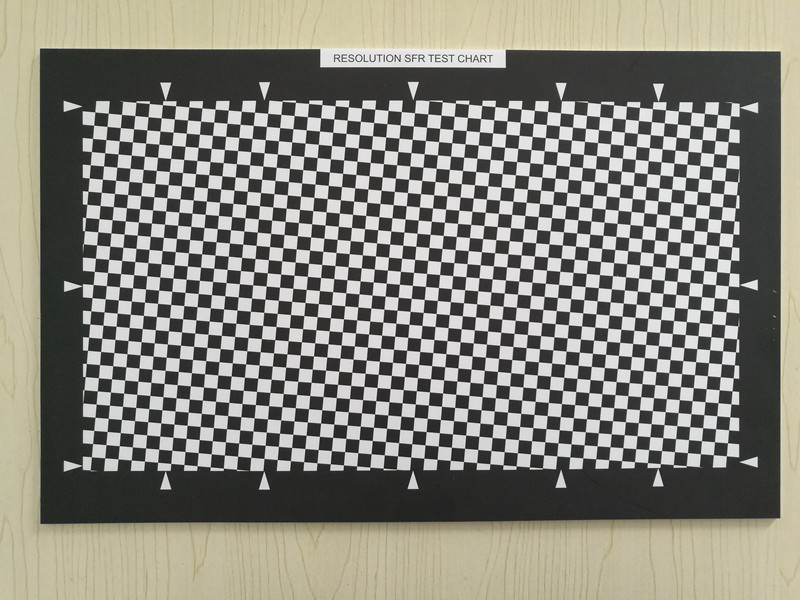 棋盤式畸變測試卡