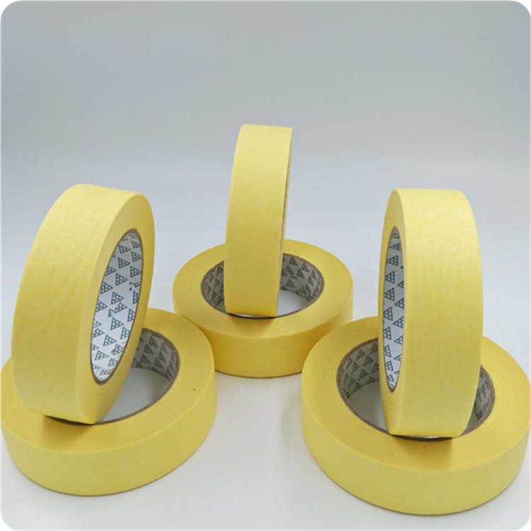 黃島皺紋紙膠帶、再撕不殘膠、美紋紙膠帶