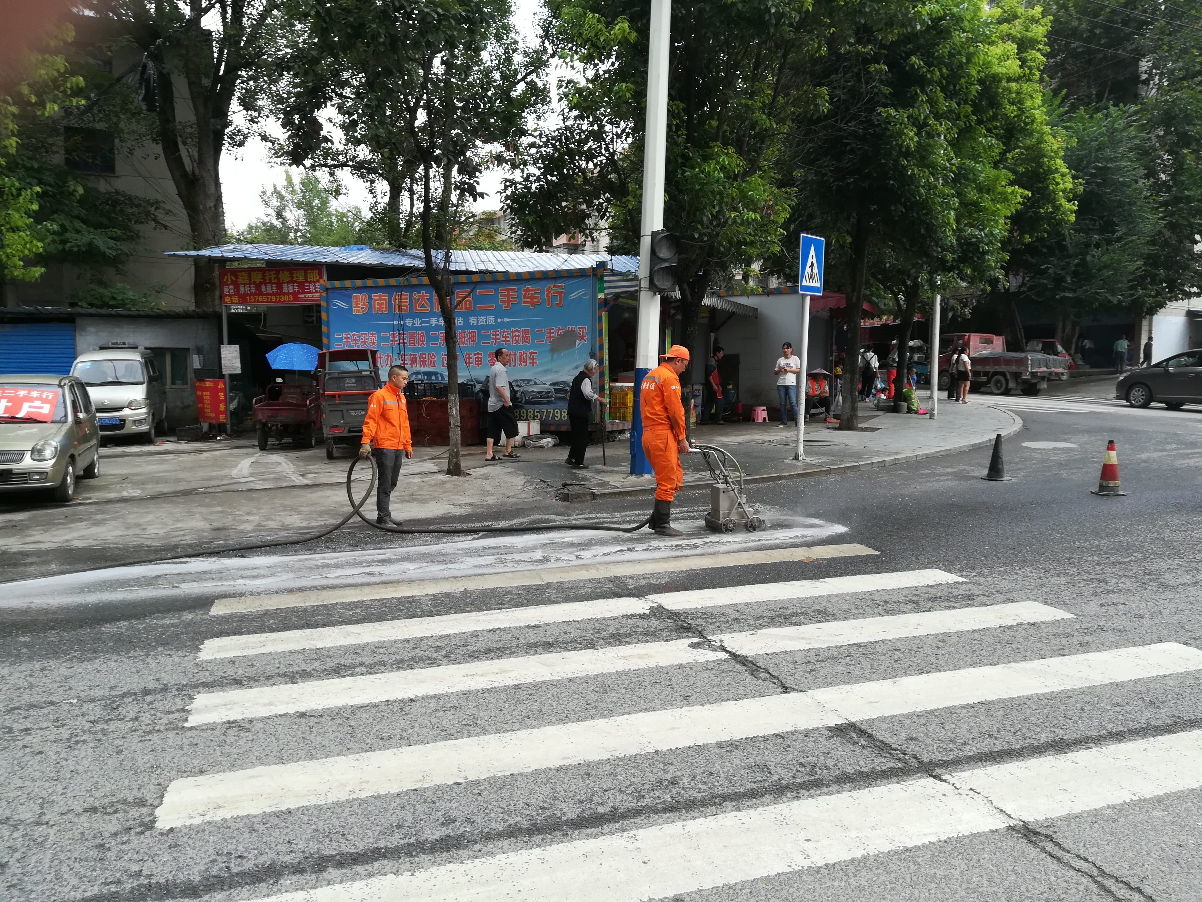 仁懷道路高壓水除線圖片/仁懷道路高壓水除線樣板圖 (1)