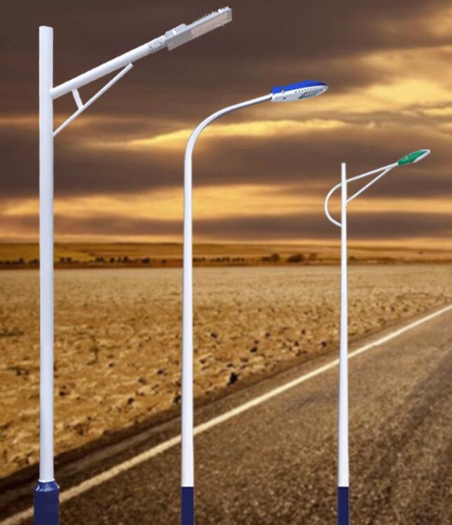 11米自彎臂LED路燈圖片/11米自彎臂LED路燈樣板圖 (3)