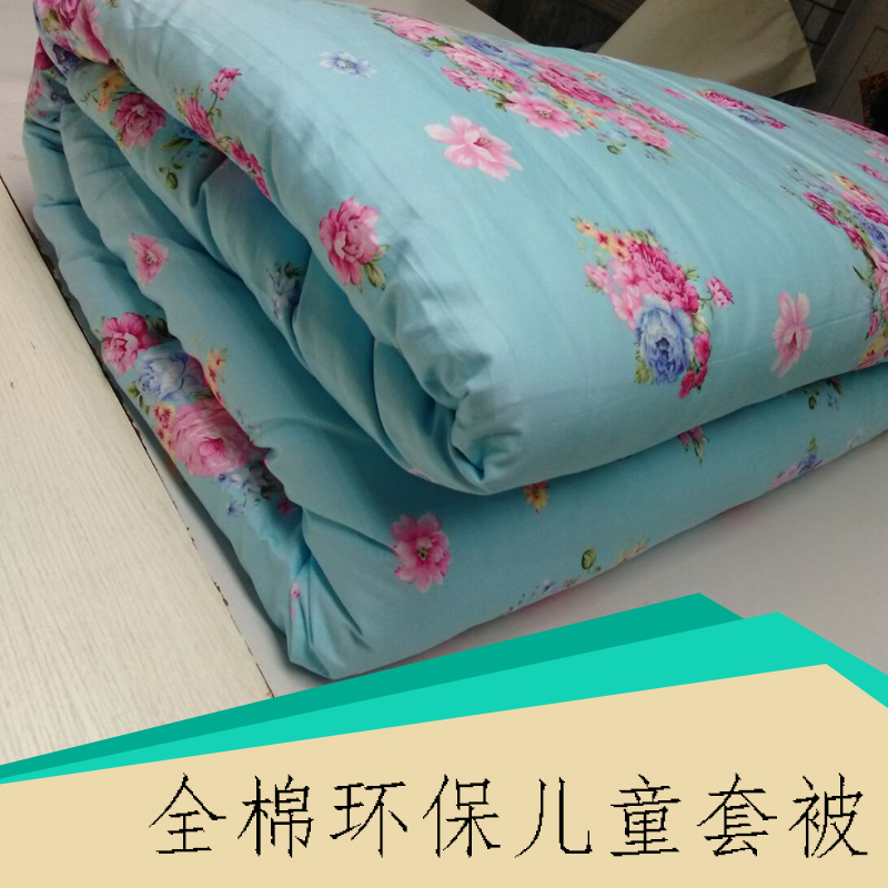 全棉環(huán)保兒童套被價格 幼兒園被褥六件套 春秋冬被芯兒童午睡被褥 歡迎來電定制