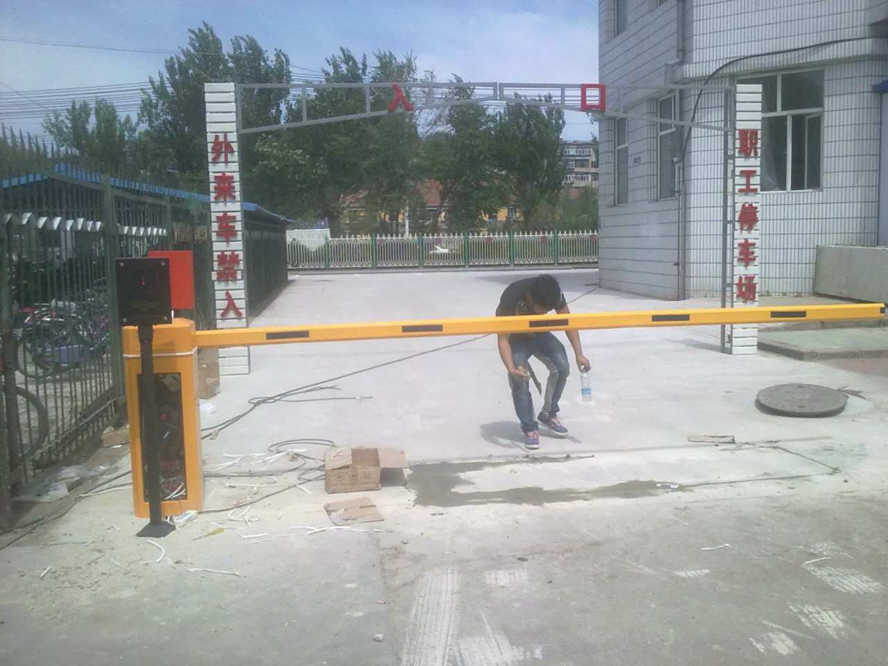 道閘柵欄桿圖片/道閘柵欄桿樣板圖 (3)