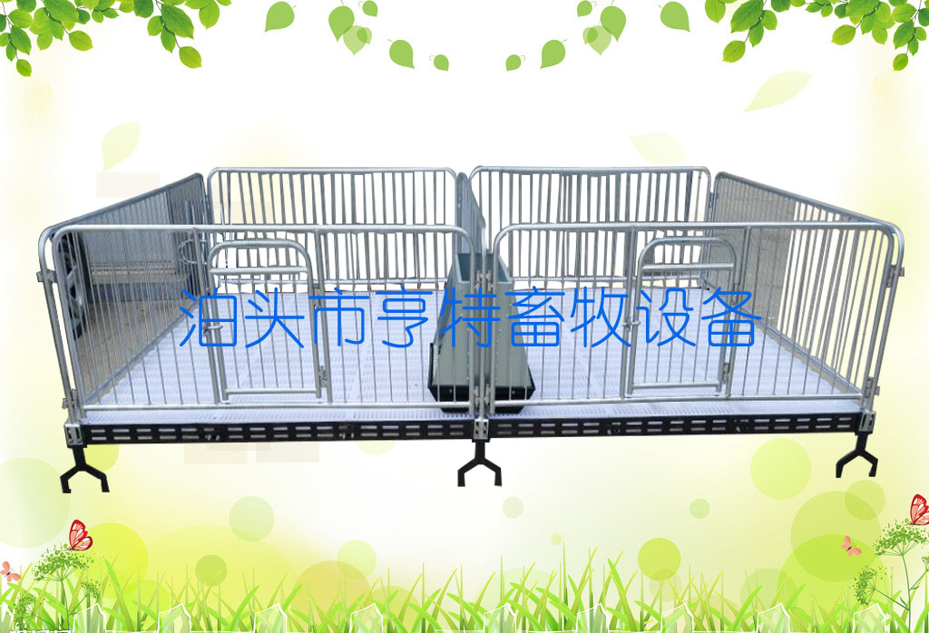 滄州養(yǎng)豬設備優(yōu)質小豬保育床 帶不銹鋼雙面食槽