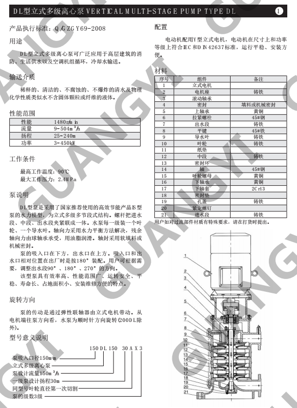立式多級離心泵圖片/立式多級離心泵樣板圖 (3)