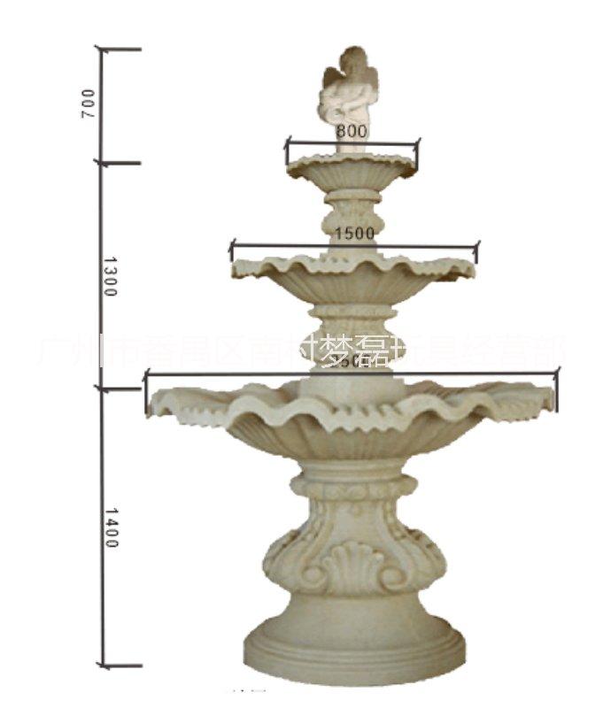 玻璃鋼仿砂巖噴泉圖片/玻璃鋼仿砂巖噴泉樣板圖 (3)